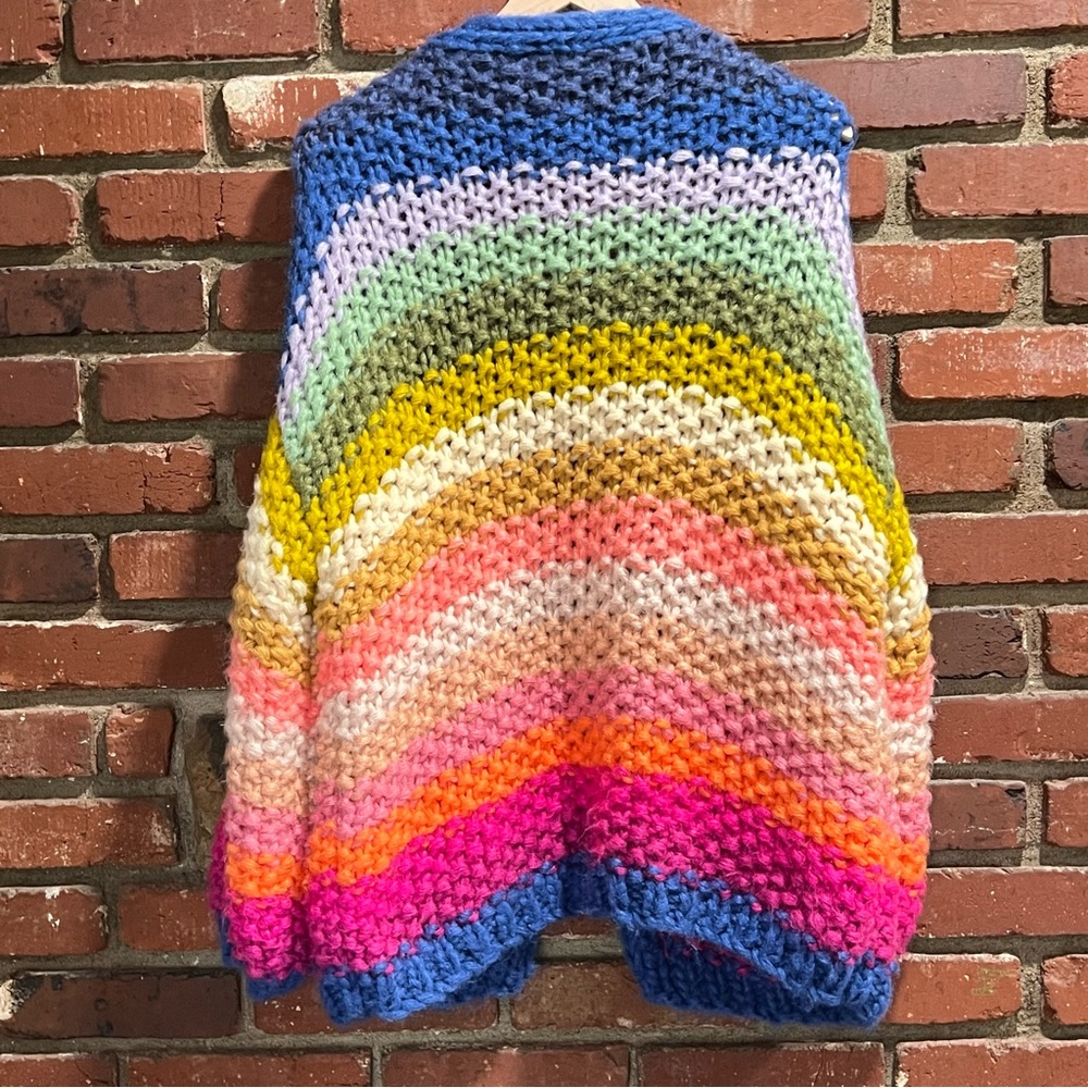 Anthropologie Colorful Knit Cardigan - Picture 3 of 13